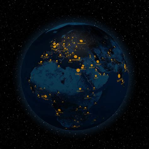 3D Interactive Globe | Nexgits