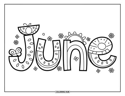 100+ June Coloring Pages for Kids & Adults (Free Printable PDFs)
