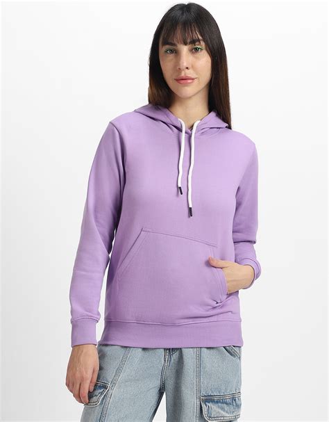 Plain Lilac Regular Fit Hoodie – Juneberry