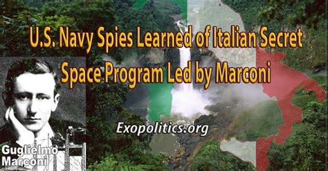 EXOPOLITICS INDIA: US Navy Spies Learned of Italian Secret Space ...