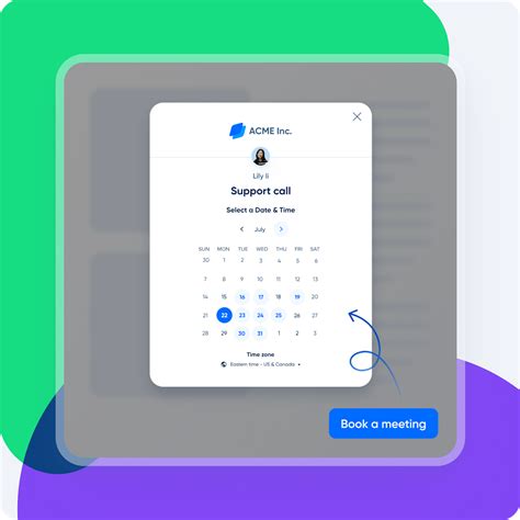 Embedded Scheduling Page | Calendly