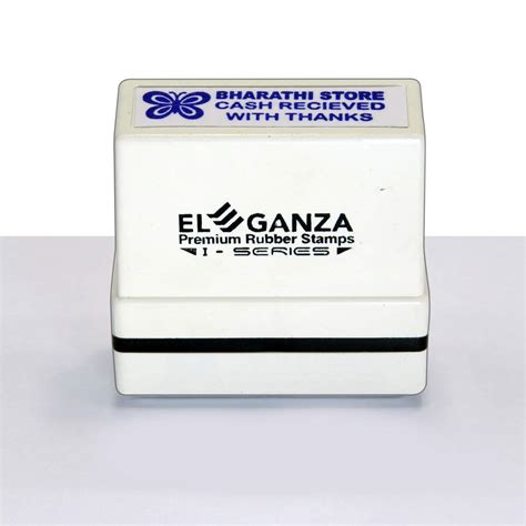 PRESTO Personalized Self Inking Rubber Stamp for Office Stationery ...