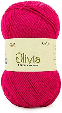 Olivia, Double Knit Yarn. Hand Knitting and Crochet Yarn. Oekotex Class ...