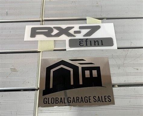 Mazda RX-7 FD3S Efini Genuíno traseiro distintivo | Ubuy India