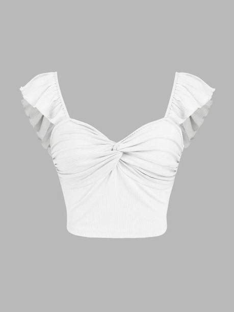 White Crop Tops - Buy White Crop Tops online at Best Prices in India ...