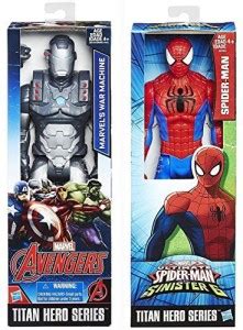 Titans Marvel Titan Hero Series Avengers War Machine Vs Spider-Man ...