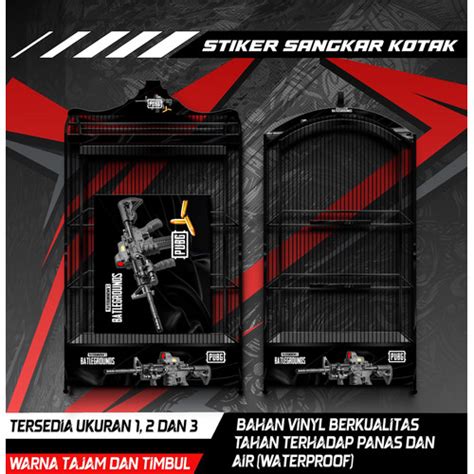 Jual Stiker Decal Sangkar Burung Kotak, Kosan, Koper, Kenari, Cendet ...