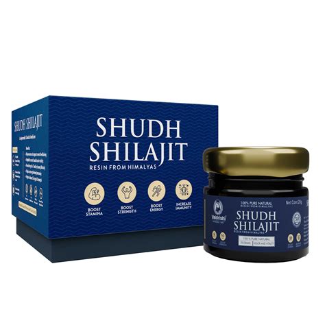 Vaidrishi Shudh Shilajit Resin – 100% Pure Himalayan | Boost Energy, S