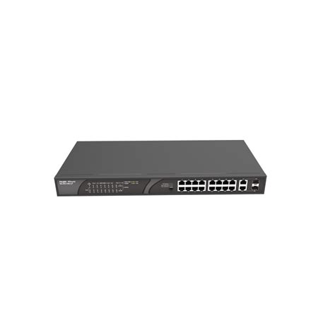 RG-ES118S-LP 16 x 10/100 Base-T PoE/PoE+ Port | 2 x SFP/RJ45 Combo Port ...