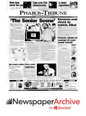 Logansport Pharos Tribune Archives, Aug 21, 2000, p. 1