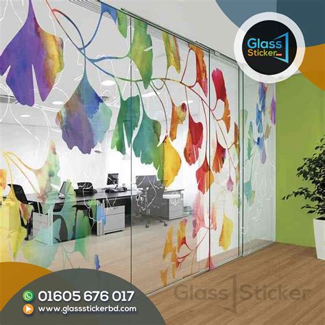 Transparent Office Window Glass Stickers