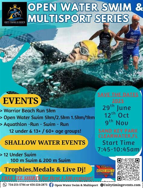 UTE Open Water Swim & Mutisport Festival , Sand Key Beach, Clearwater ...