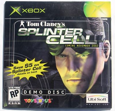 Image result for Xbox Og Splinter Cell Demo Disc