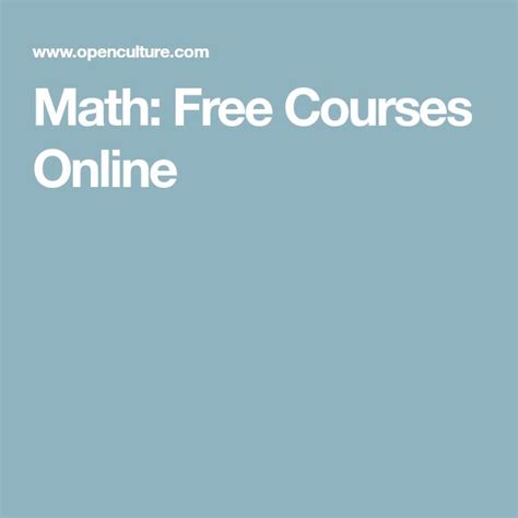 Image result for Math Lessons Free Online