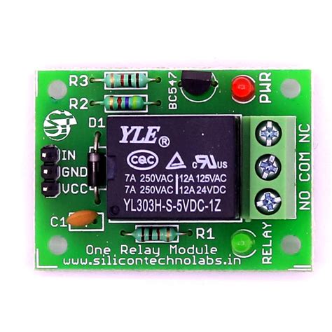 5V One Channel Relay Module | Smart Home & Industrial Automation ...