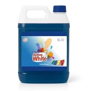 Active White Liquid Detergent - 5L Mega Jar | Front & Top Load Machine ...