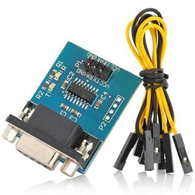 RS232 Serial Port To TTL Converter Module W / Transmitting and Receivi ...