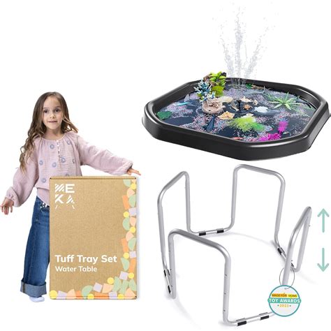 MEKA Tuff Tray Set Small, Sensory Tray plus Stand, Sand India | Ubuy