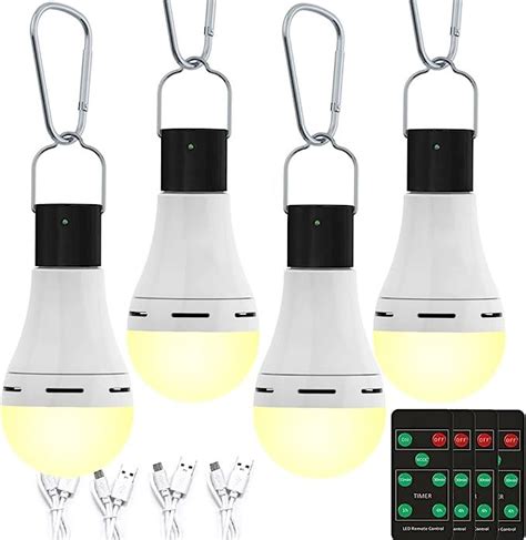 Image result for Rechargeable USB LED Light Bulb