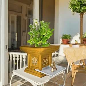 Turtuls Group Fiberglass Premium Golden Tulsi Pots Long Lasting ...