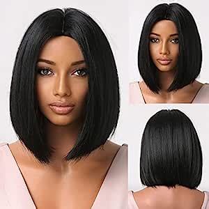 PRAVRAJYA Women Hair Wig Black 11 Inches Straight Wig | Washable ...
