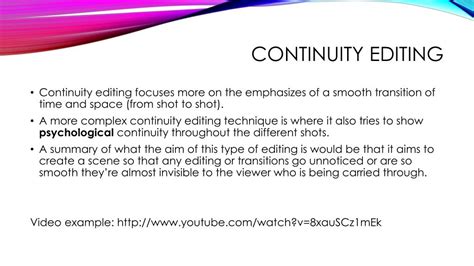 Continuous Editing Example 的图像结果