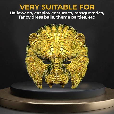 Squid Game Inspired Tiger Golden VIP Costume Mask | Ubuy India