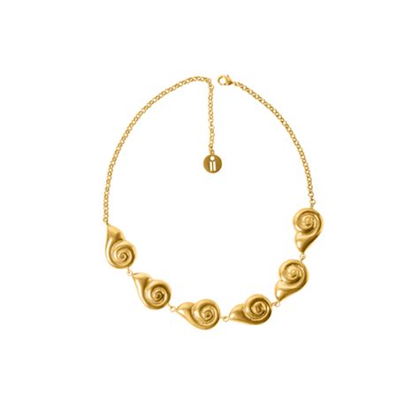 Snail Shell Necklace | Fashion Jewelry | Gold Plated – Equiivalence