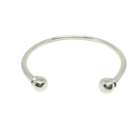 925 Sterling Silver Tiger Face Kada For Men - Silver Palace