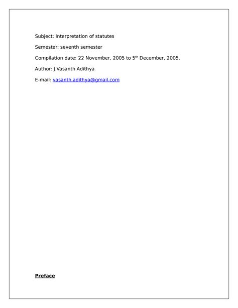 Principal of Interpretation of status pdf 7th Sem - Subject ...