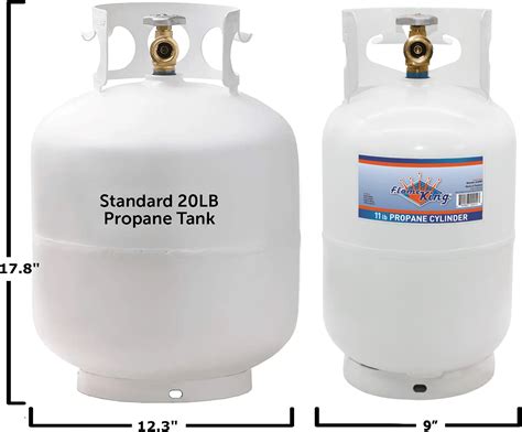 10lb Propane Tank LP Cylinder with OPD - Flame King