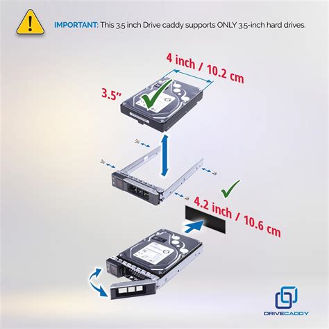 DRIVECADDY 3-Pack 3.5 Hard Drive Caddy - Compatible for Dell India | Ubuy