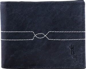 Buff & Jack Men Blue Genuine Leather Wallet Blue - Price in India ...