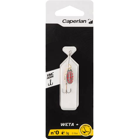 Fishing Spinner Weta #0 - Silver Red Dots