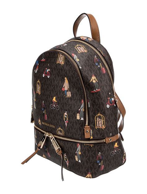 Michael Michael Kors Leather backpack - Brown Backpacks, Handbags ...