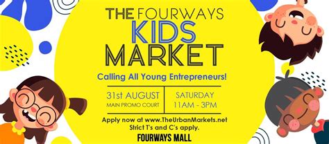 The Fourways Mall Kids Market, Cnr William Nicol and Fourways Boulevard ...