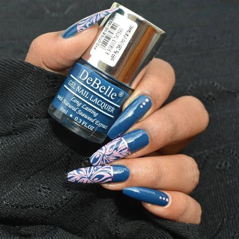 DeBelle Gel Nail Polish – Bleu Allure | Rich Dark Navy Blue Gel Nail ...