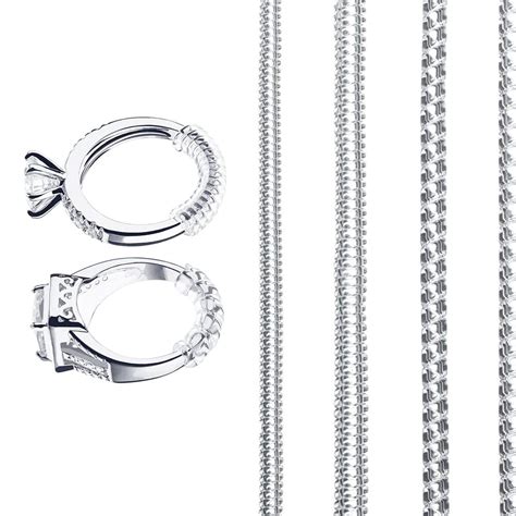Buy ANZAILALA Ring Size Adjuster for Loose Rings - 4 Sizes Clear Ring ...