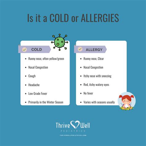 Allergy Vs. Cold