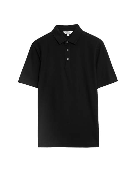 Buy Pure Cotton Micro Pique Polo shirt at Marks & Spencer
