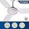 Buy Crompton Hill Briz 1200 mm (48 inch) High Speed Ceiling Fan (Opal ...