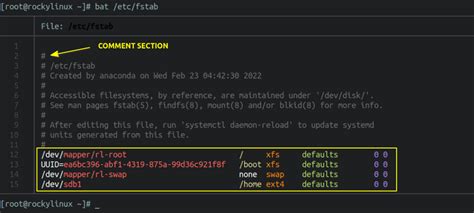 Image result for Fstab Line Example