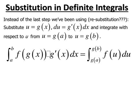 Image result for Integrating Using Substitution