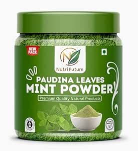 NUTRIFUTURE Organic Mint Leaf Powder - Pudina Powder - India Organic ...