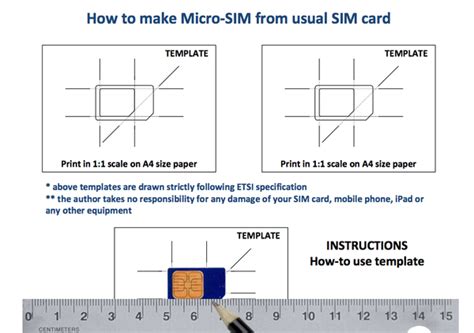 Image result for Sim Card Cut Template