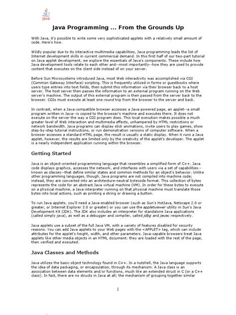 Image result for Java Programming Language PDF Downloads