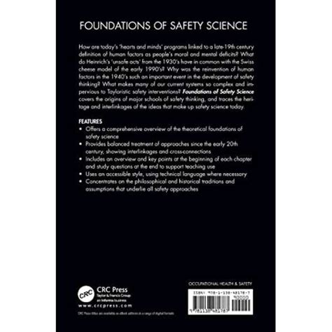 Foundations of Safety Science: A Century of Understanding Accidents and ...