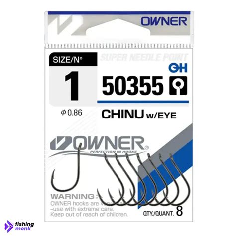 Owner Chinu with Eye Hooks 50355 | Size: 1 - 3/0 – Fishingmonk