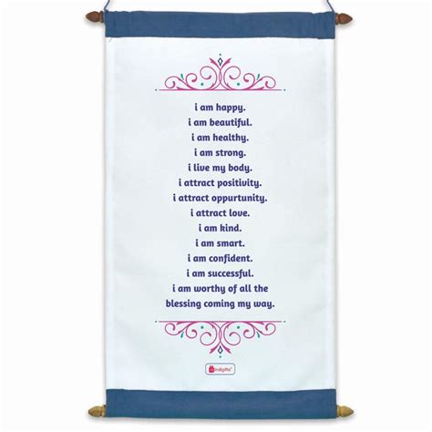 Indigifts Inspirational Quote Printed Canvas Scroll for Home 9.5 X 17 ...
