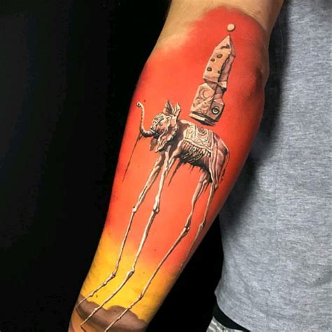The Elephants Salvador Dali Tattoo 30 Best Elephant Tattoo Ideas You
